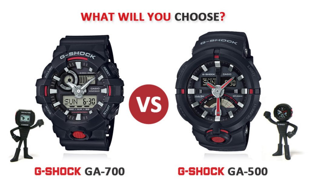G-Shock-GA-500-VS-GA-700